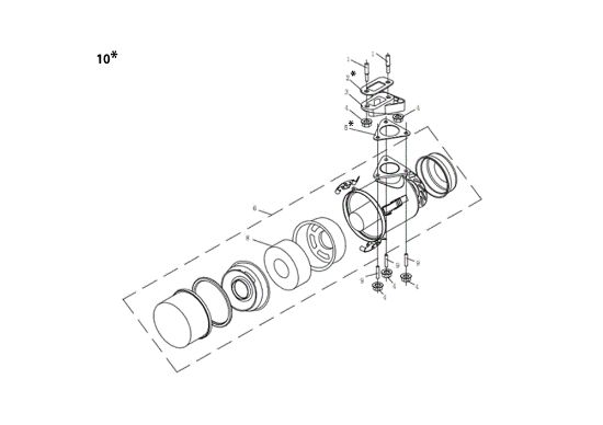 Air filter MOTORE K7000 HD - conico / conical Engine