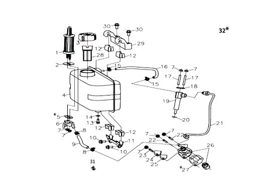 Tank MOTORE K7000 HD - conico e cilindrico / conical and cylindrical Engine