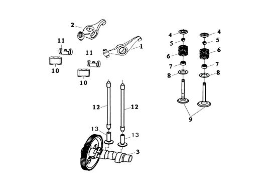 Valves MOTORE K9000 HD (Diesel) Engine