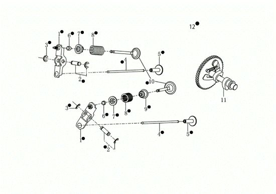 Valve MOTORE K900 H Engine