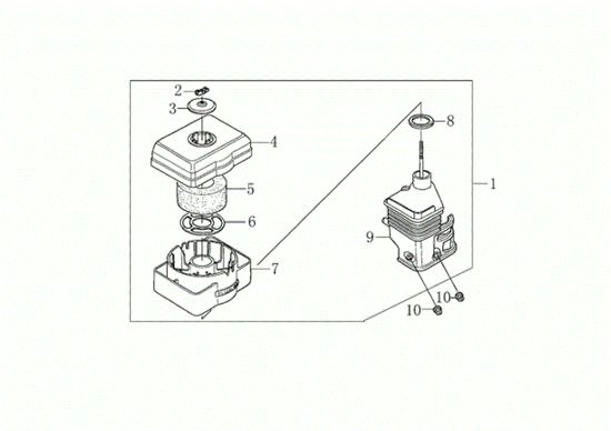 Air filter MOTORE K900 H Engine