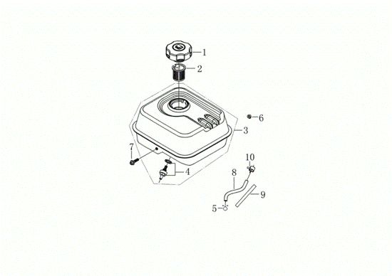 Tank MOTORE K900 H Engine