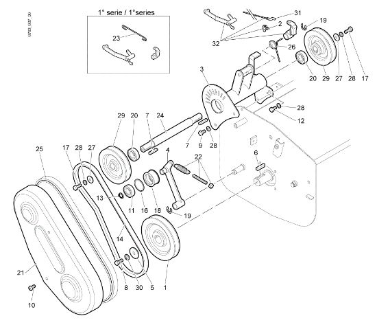 Transmission (2/2) NTS 80 (Fino/Until 2013) Flail mowers