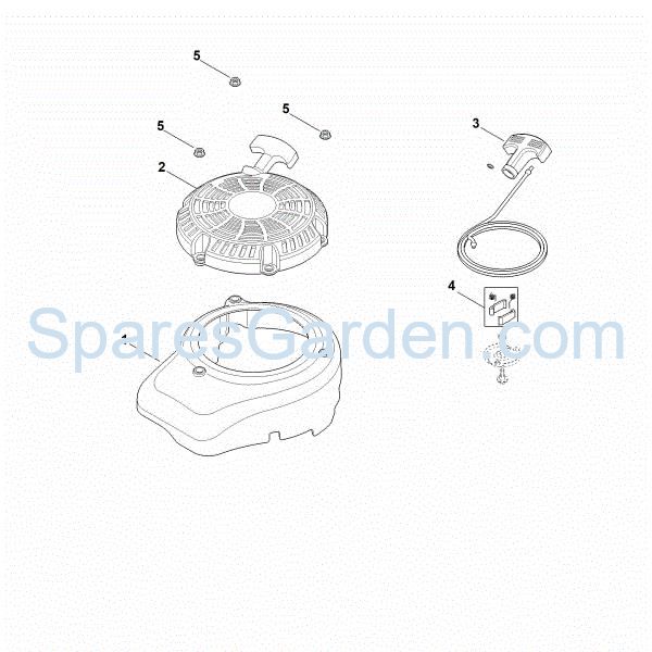 Picture of L - Fan cover, starter device HD775 (HD775-3024)