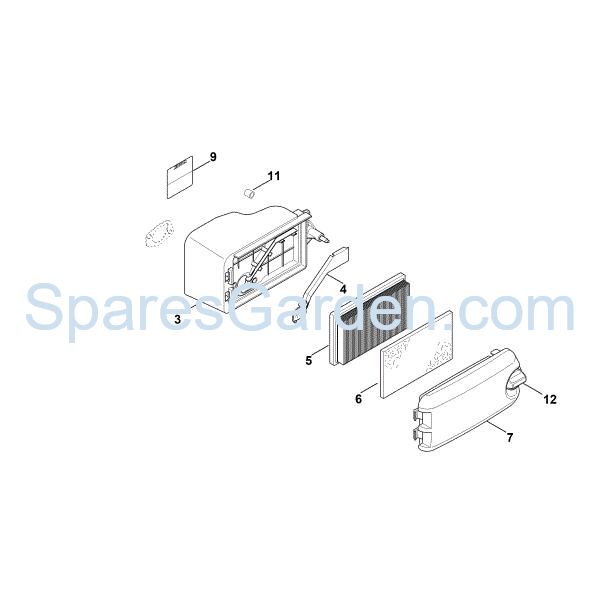 Picture of B - Air filter HD775 (HD775-3026)