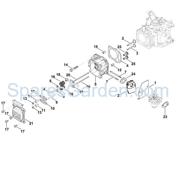 Picture of H - Valve cover, Valve HD775 (HD775-3026)