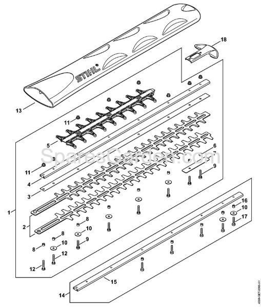 Cutter bar 600 mm / 24 T Cordless hedge trimmers (HSA) HSA 94 T Stihl
