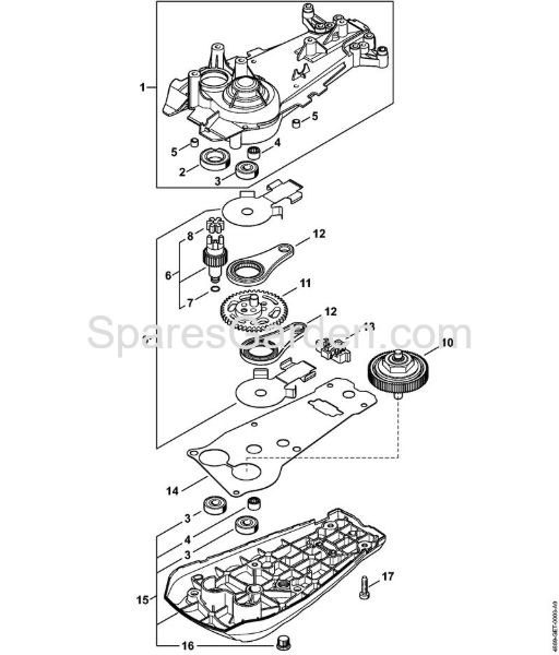 Gear head HSA 94 T Cordless hedge trimmers (HSA) HSA 94 T Stihl
