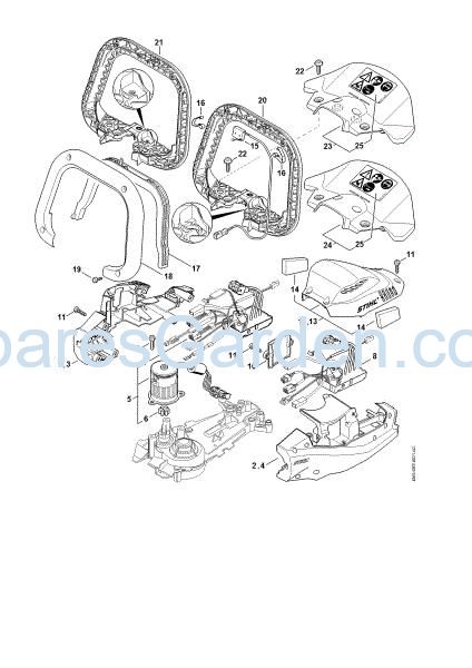 Picture of Motor Housing, Electronic Module HSA 94 T