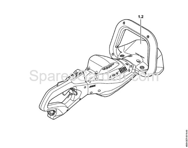 Serial number Cordless hedge trimmers (HSA) HSA 94 T Stihl