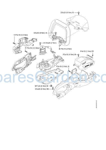 Picture of Tightening torques HSA 94 T