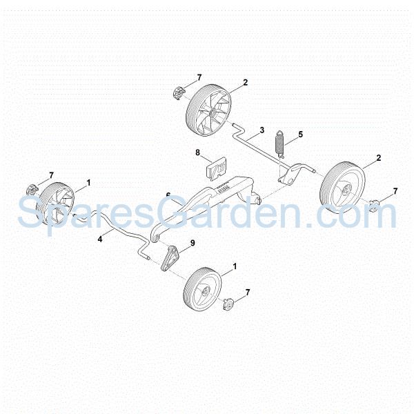 Picture of C - Chassis, height adjustment RMA 239.1