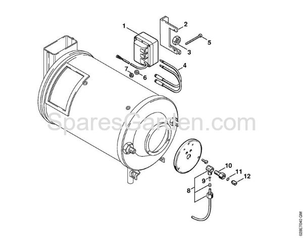 Burner    X 22 947 639 Electric pressure washers (RE) RE 530 W Stihl
