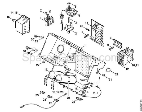Control box Electric pressure washers (RE) RE 530 W Stihl