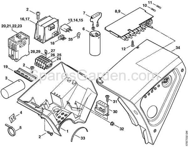 Control box Electric pressure washers (RE) RE 551 PLUS Stihl