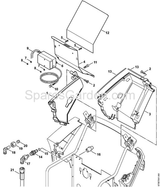 Cover Electric pressure washers (RE) RE 551 PLUS Stihl
