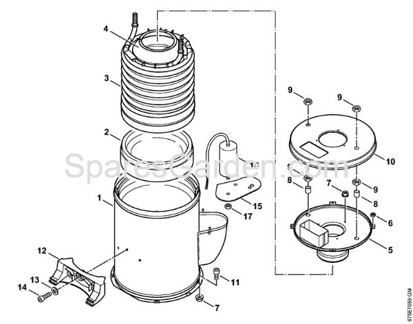 Heat exchanger Electric pressure washers (RE) RE 551 PLUS Stihl