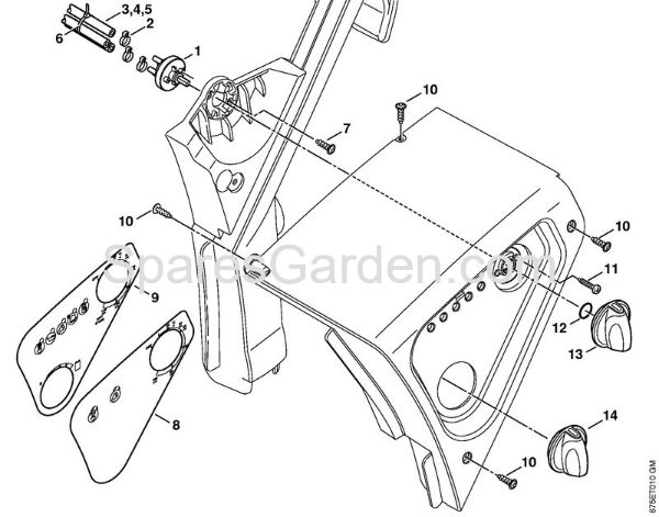 Instrument panel Electric pressure washers (RE) RE 551 PLUS Stihl