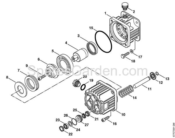 Pump Gasoline powered pressure washers (RB) RB 302 Stihl