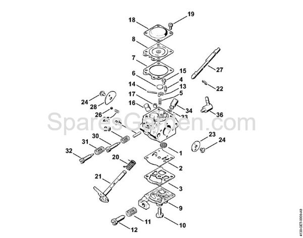 Carburetor WT-160 Brushcutters (FS) FS 44 Stihl