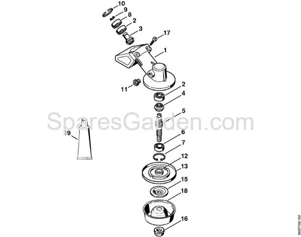 Gear head FS 44 Brushcutters (FS) FS 44 Stihl