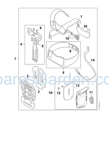 Picture of Forestry harness ADVANCE X-TREEm FS 360 C-EM