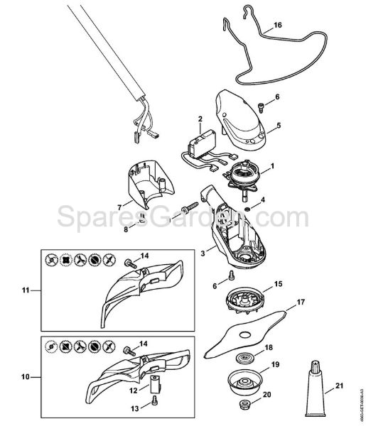 Electric motor Cordless trimmers (FSA) FSA 90 Stihl
