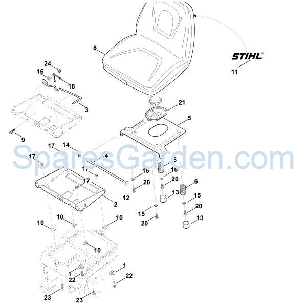 Picture of F - Seat RT 6127.0 ZL