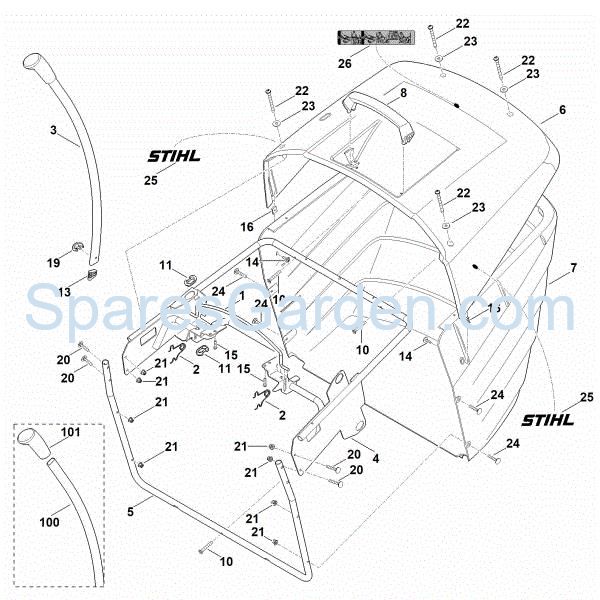 Picture of O - Grass catcher bag RT 6127.0 ZL