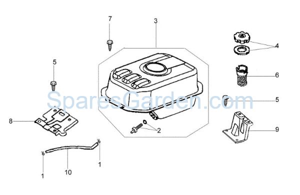 Tank MH 197 RKS (K800 HC) Rotary tiller